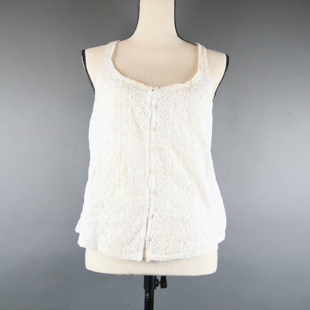 Abercrombie & Fitch White Top Size M